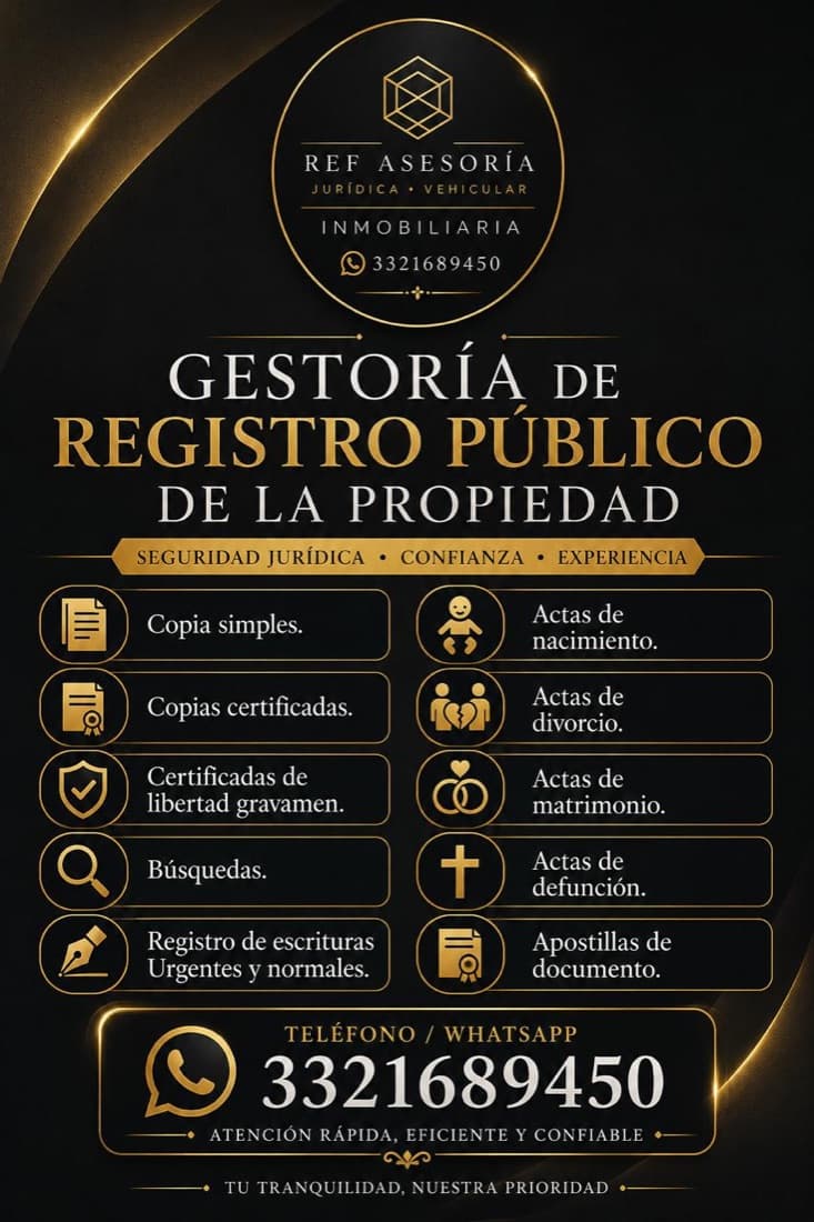 Volante de Actas y apostillas