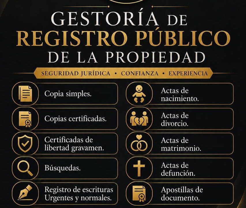 Volante de Registro Público de la Propiedad